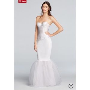 🔥Wedding Dress Trumpet Mermaid Slip Davids Bridal